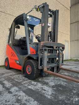 LPG VZV 2014  Linde H25T-02 triplex TDL/positionneur (1)