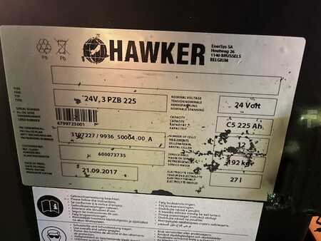 El-pallevogn 2017  Toyota LWE180 démo 8 heures fourches 2000mm (8)