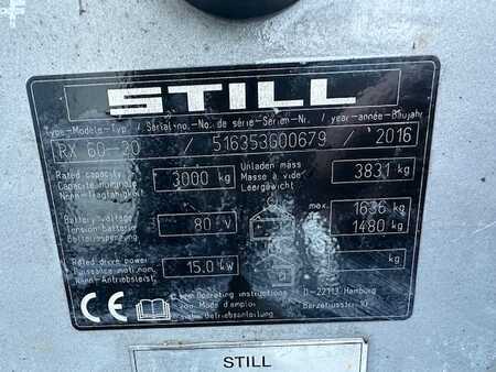 Carrelli elettrici 4 ruote 2016  Still RX60-30 triplex 1745 heures (8)