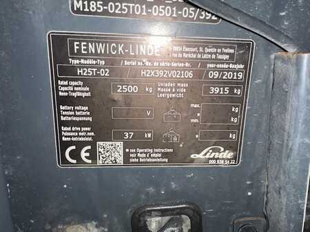 LPG VZV 2019  Linde H25T-02 triplex 3809 heures (7)