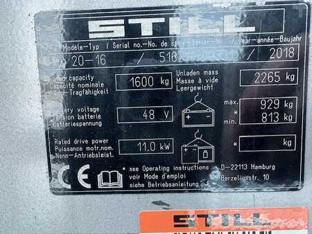 Sähkö - 3 pyör 2018  Still RX20-16  TDL/posit. 3996 heures (7)