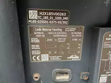 Gas gaffeltruck 2019  Linde H25T-02 2019 (8)