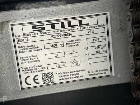 Apilador eléctrico 2017  Still EXV16 triplex 4266mm (3)