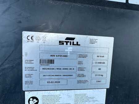 Elektromos 4 kerekű 2020  Still RX60-40 TDL/écarteur/fourches hydrauliques.  851 heures (15)