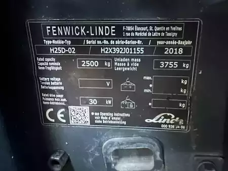 Diesel Forklifts 2018  Linde H25D-02 2018 5956 heures (7)