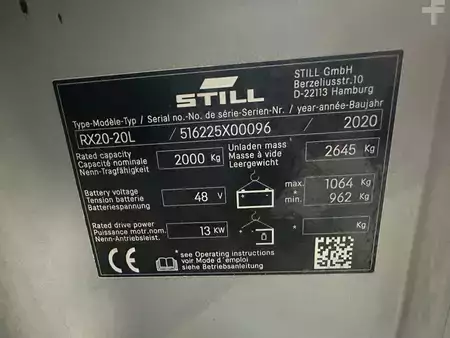 Elektryczne 3-kołowe 2020  Still RX20-20L (8)