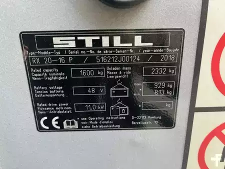 Chariots électriques à 4 roues 2018  Still RX20-16P tête rotative (7)