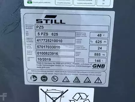 Carrelli elettrici 3 ruote 2019  Still RX20-14C triplex 5620mm 1405 heures (14)