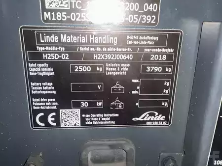Diesel Forklifts 2018  Linde H25D-02 (8)