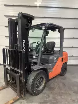 Diesel gaffeltruck 2008  Toyota 02-8FDF30 (2)