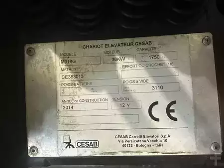 Wózki gazowe 2014  Cesab M318G triplex 4700mm 4 lignes (8)