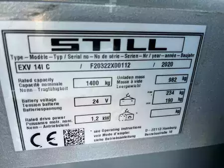 Pallestabler 2020  Still EXV14IC démo triplex 55 heures (7)