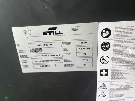 Eléctrico - 4 rodas 2020  Still RX20-16P démo triplex 670 heures (14)