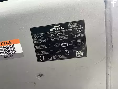 Eléctrico - 4 rodas 2020  Still RX20-16P démo triplex 670 heures (5)