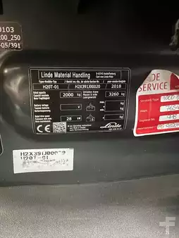 Empilhador a gás 2018  Linde H20T-01 triplex 4 lignes (8)
