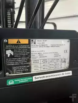 Gázüzemű targonca 2015  Hyster H2.5FT 1525 heures triplex 4950mm (8)
