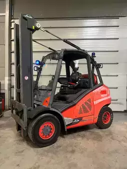 LPG heftrucks 2014  Linde H50T-02 triplex 6310mm 3762 heures (1)