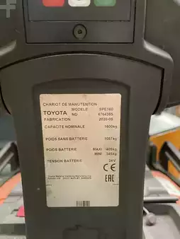 Ruční vysokozdvižný vozík 2020  Toyota SPE160 (3)