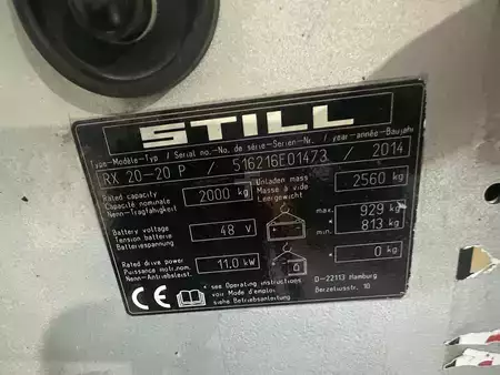 Electric - 4 wheels 2014  Still RX20-20P TDL/positionneur (7)