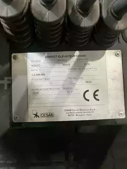 Empilhador diesel 2016  Cesab M320D diésel triplex 2721 heures (7)