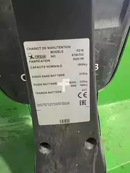 Lavtløftende truck 2020  Cesab P218 286 heures (9)