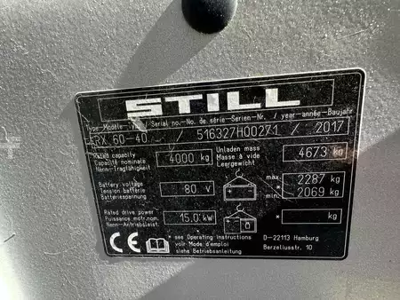 Carrelli elettrici 4 ruote 2017  Still RX60-40 triplex 4 lignes (7)