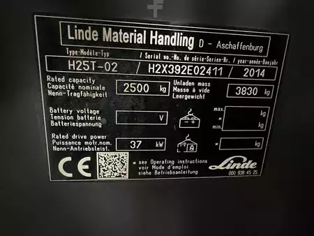 LPG Forklifts 2014  Linde H25T-02 (8)