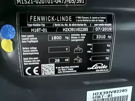 LPG Forklifts 2019  Linde H18T-01 (8)