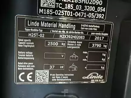 LPG Forklifts 2017  Linde H25T-02 (9)