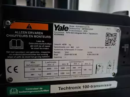 LPG Forklifts 2016  Algemeen Yale LPG 2016 value GLP25VX E2170 (5)