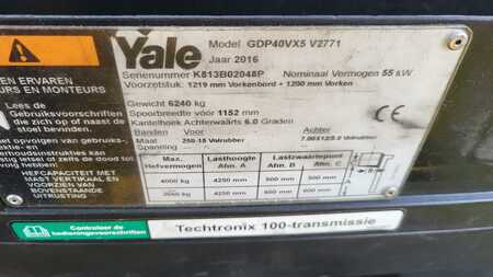 Empilhador diesel 2016  Algemeen Yale GDP40VX (6)