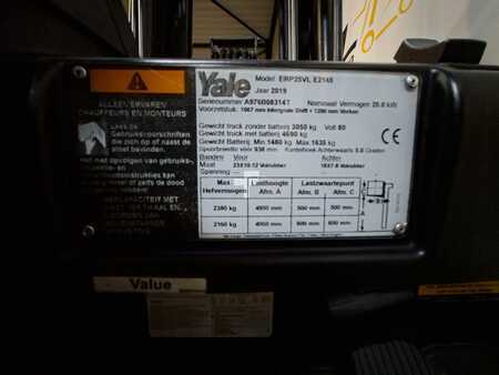 Elektro čtyřkolový VZV 2019  Yale ERP25VL 2019 3W4950 (4)