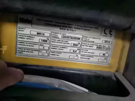 Skyvemast 2014  Yale reachtruck MR14 (4)