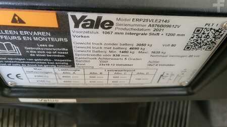 4-wiel elektrische heftrucks 2021  Yale ERP25VL E2145 2021 (6)