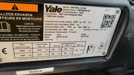 Elektro 4 Rad 2016  Yale ERP30VL 2016 (8)