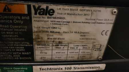 Carretilla elevadora diésel 2013  Yale GDP30VX 2013 (6)