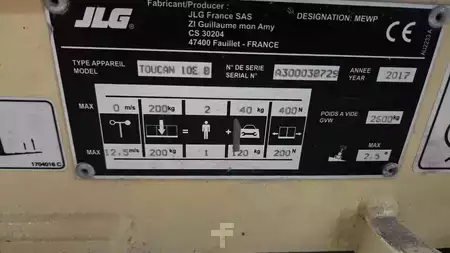 Ostatní 2017  JLG Toucan 10E-L 2017 (6)