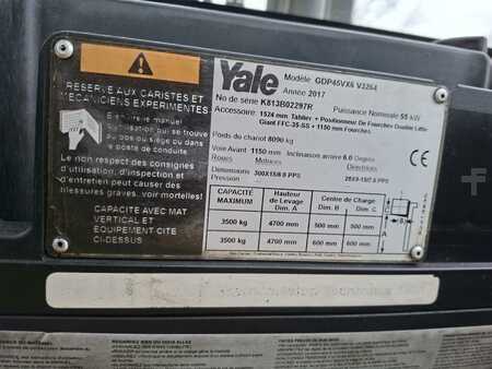 Carretilla elevadora diésel 2017  Yale GDP45VX6 V3264 2017 (4)