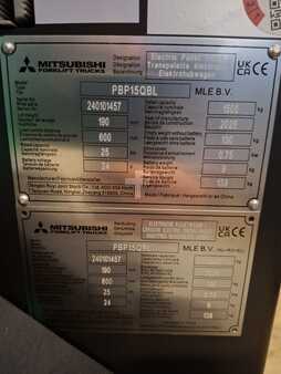 Transpallet elettrici 2025  Mitsubishi PBP15QBL 2025 (4)