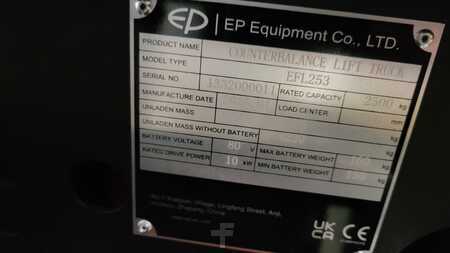Elektro čtyřkolový VZV 2025  EP Equipment EFL253-B T5500 (2)