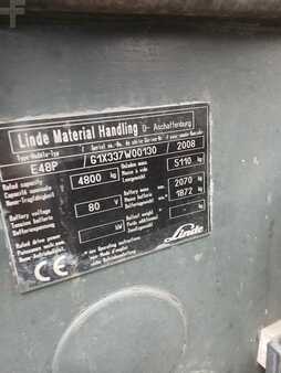 4-wiel elektrische heftrucks 2008  Linde E48P 130 (4)