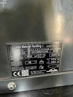 3-wiel elektrische heftrucks 2016  Linde E16H (6)