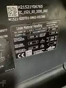 Elektro 4 Rad 2021  Linde E20PH (6)