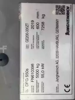 Wózki widłowe diesel 2019  Jungheinrich DFG S50s (8)