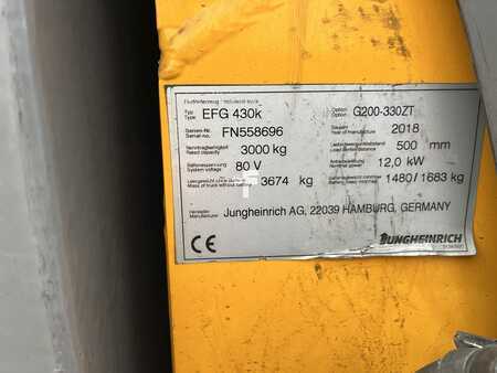 Elektromos 4 kerekű 2018  Jungheinrich EFG 430 (7)