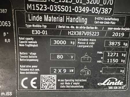 Elektro 4 Rad 2019  Linde E 30 -01 Batterie 100% (7)
