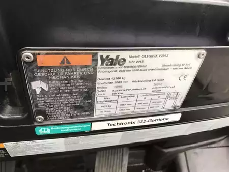 Gas gaffeltruck 2015  Yale GLP90VX (10)