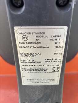 Nízkozdvižný vozík 2015  BT LWE 180 (8)