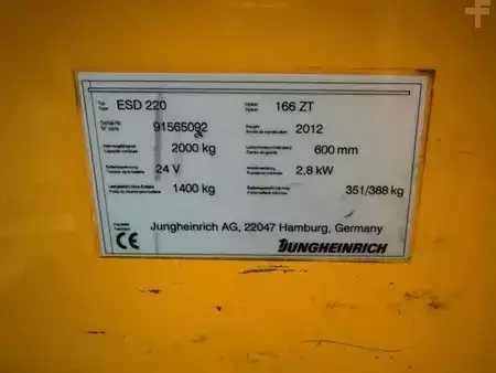 Stacker com assento  Jungheinrich ESD 220 (15)