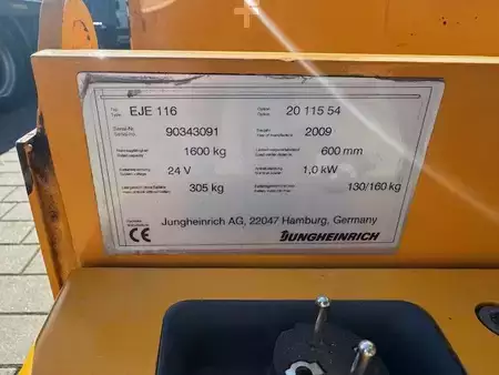Lavansiirtovaunu 2009  Jungheinrich EJE 116 (10)